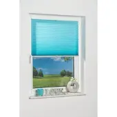 K-Home Plissee "Klemmfix Pisa" Lichtschutz ohne Bohren verspannt Crushed-Optik