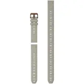 Garmin Quickfit 20 Mm Silikonarmband Silber Silber One Size