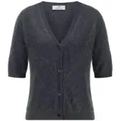 Peter Hahn Strickjacke aus 100% Kaschmir grau