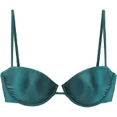 Copenhagen Studios Bügel-Bikini-Top "Manon" aus glänzendem Material