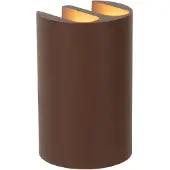 Lucide YORK – Wandleuchte / Wandlampe für Innen- und Außenbereich – LED – 4x1,2 W, 2700 K – IP54 – Braun | Essential