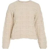 Vila Viwave Rundhals Strickpullover