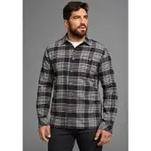 Man'S World Flanellhemd , Herren, Gr. L (41/42), N-Gr, schwarz (anthrazit kariert), Flanell, Obermaterial: 100% Baumwolle, kariert, regular fit, Hemden Flanellhemd, mit Brusttasche