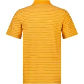 Lerros Poloshirt "Herren Poloshirt, gestreift", Herren, Gr. S, gelb (mango), 100% Baumwolle, ohne Ausschnitt, Shirts Poloshirt