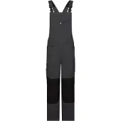 Dassy Ito Arbeitslatzhose mit Kniepolstertaschen anthrazitgrau/schwarz 52