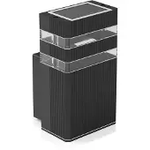 Eko-Light Vini Außenwandleuchte schwarz IP54 1xGU10
