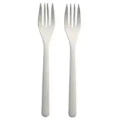 Papstar 1000 Gabeln (Mehrweg), Bio-PP, 18,5 cm, weiss, extra stabil