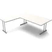Kerkmann Büromöbelfabrik Schreibtisch start up BxT 200x200cm weiß