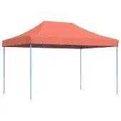 Syfax Partyzelt Faltbar Pop-Up Terrakotta 410x279x315 cm