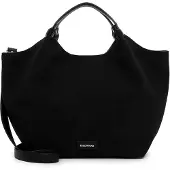 Emily & Noah Shopper "Shopper E&N Jeanna", Damen, Gr. B/H/T: 52cm x 30cm x 14cm 0, schwarz (schwarz 100), Polyester, Taschen Shopper