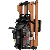 Vevor Rudergerät 6-stufiger leiser Widerstand, faltbares Wasserrudergerät aus Holz mit 14 L Wassertank & LCD-Monitor, Bluetooth-App-kompatibel, 158 kg Gewichtskapazität, immersives Rudergerät