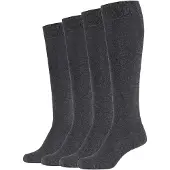 s.Oliver Kniestrümpfe "originals", Damen, Gr. 43-46, schwarz (anthrazit melange), Baumwollmischung, meliert, Socken Kniestrümpfe, mit elastischem Bund
