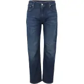 Levi's Tapered-fit-Jeans PLUS "502 TAPER B&T", Herren, Gr. 40, Länge 34, blau (blau expanse), Denim/Jeans, Obermaterial: 99% Baumwolle, 1% Elasthan, bequem lang, Jeans Tapered-fit-Jeans, mit Stretch