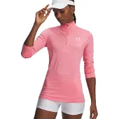 Under Armour Tech 1/2 Zip- Twist pink white (601) M