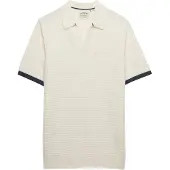 Superdry für Herren. M1110459A Polo Johnny Knitted beige (3XL), Lässig, Baumwolle, Kurzarm
