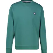Lerros Sweatshirt aus Baumwollmix, O-Neck - Soft Teal - L