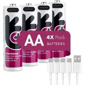 Uniross Batteries Batteries USB-C AA genopladeligt Batteri Pakke med 4 stk
