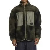 Dc-shoes Sweatshirt "Traverse", Herren, Gr. L, grün (olive overspray print), Obermaterial: 100% Polyester., Sweatshirts Sweatshirt
