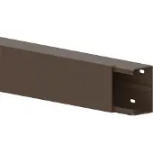 Ggk 1044 Leitungsführungskanal LFG 60x90mm-8014, PVC, mit Bodenlochung, braun LFG60x90 - 2 Meter