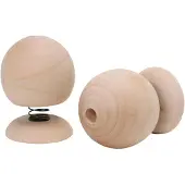 Creativ Company Bouncing-Figur aus Holz, Holz, Holz, 5 cm, 75 mm, 12 Stück(e)