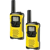 Bresser Kinder-Walkie-Talkies – National Geographic – Reichweite 6 km – Freisprechfunktion