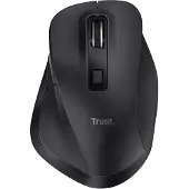 Trust Fyda, Rechts, Optisch, RF Wireless + Bluetooth, 2400 DPI, Schwarz