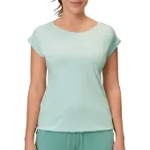 Venice beach T-Shirt "T-SHIRT WONDER", Damen, Gr. M (40), grün (peppermint), Obermaterial: 47% Baumwolle, 47% Modal, 6% Elasthan, Shirts T-Shirt, mit Kurzarm, aus Baumwolle, Modal und Elasthan