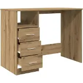 Syfax Schreibtisch Artisan-Eiche 102x50x76 cm Holzwerkstoff