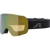 Alpina Skibrille Penken Q Unisex Black Matt Mirror Gold