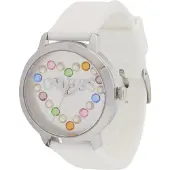 GUESS Damenarmbanduhr GW0998L1 Silber/Weiß