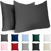 OEM Kuschelhüllen 40x80cm Anthrazit Baumwolle dichtgewebt