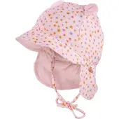 Maximo - Baby's Schildmütze m. Ohren u. Nackenschutz - Cap Gr 45 cm rosa
