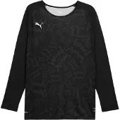 Puma Teamjaws Graphic Ls Shooting Hemd Schwarz F01 || Größe L