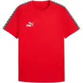 Puma teamKING T-Shirt rotweiss, 3XL Herren