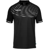 Kempa Trainingsshirt "Trainings-T-Shirt WAVE 26 Kids", Kinder, Gr. 116, schwarz (schwarz, anthra), Obermaterial: 100% Polyester Pol. recyc.., Shirts Trainingsshirt