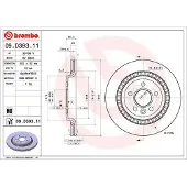Brembo Bremsscheibe 09d39311 302mm 22mm für VOLVO ASIA