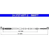 Ate Seilzug, Feststellbremse 24372705772 für FIAT