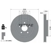 Textar Bremsscheibe 92184505 vorne, belüftet, hochkarbonisiert, 1 Stück