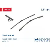 Denso Flat Scheibenwischer Vorne für BMW X3 (F25) Rahmenlos