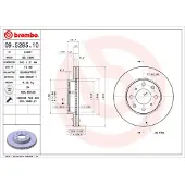 Brembo Bremsscheibe 09528511 240mm 21mm für HONDA
