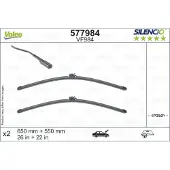 Valeo Scheibenwischer VF984 650 + 550 mm Silencio Flachblätter