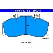 Ate Bremsbelagsatz, Scheibenbremse 13046060152 für MERCEDES-BENZ