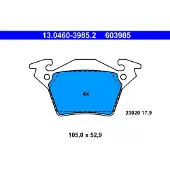 Ate Bremsbelagsatz 13.0460-3985.2, Hinten