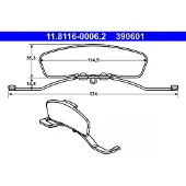 Ate Feder, Bremssattel 11811600062 für SEAT VAG