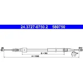 Ate Seilzug, Feststellbremse 24372707502 für VAUXHALL