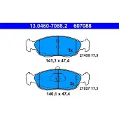 Ate Bremsbelagsatz, Scheibenbremse 13046070882 für PEUGEOT CITROËN