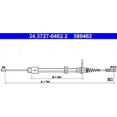Ate Seilzug, Feststellbremse 24372704822 für MERCEDES-BENZ