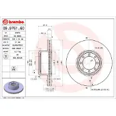 Brembo Bremsscheibe 09976160 294mm 24mm für IVECO