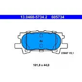 Ate Bremsbelagsatz, Scheibenbremse 13046057342 für LEXUS