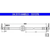 Ate Bremsschlauch 24511104853 für RENAULT